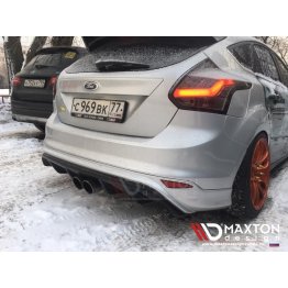 Накладка на задний бампер RS 2015 Look на Ford Focus III